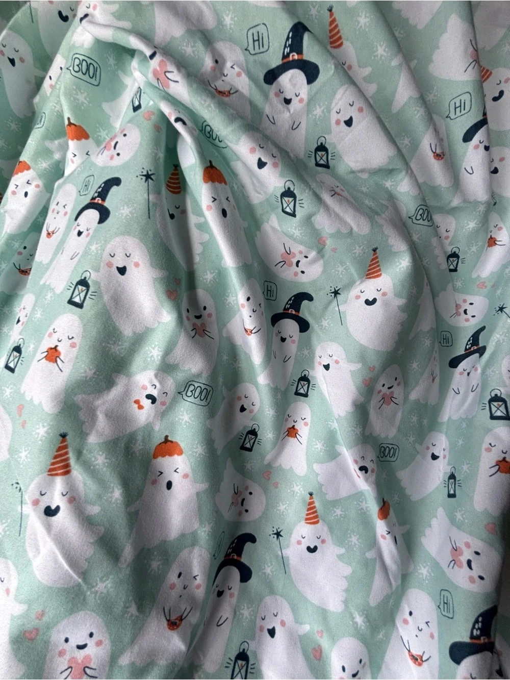 Sweet and Spooky Flat King Sheet